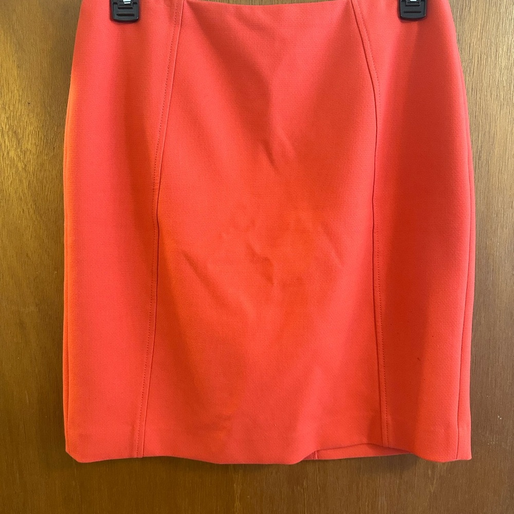 Halogen Pink Knee-Length Pencil Skirt for Work